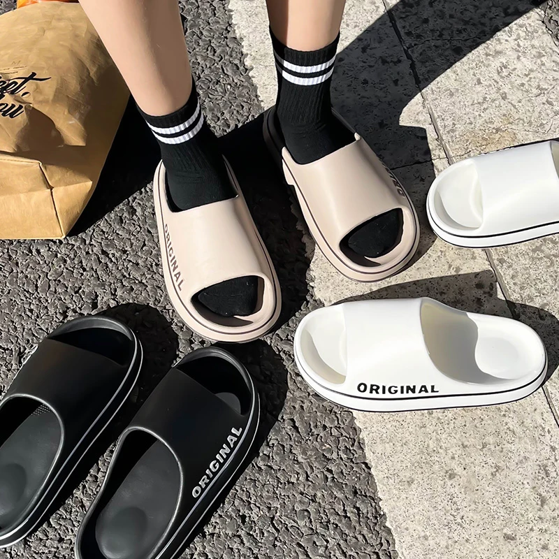 Water Shoes - Letnie klapki dla par, jednokolorowe, z