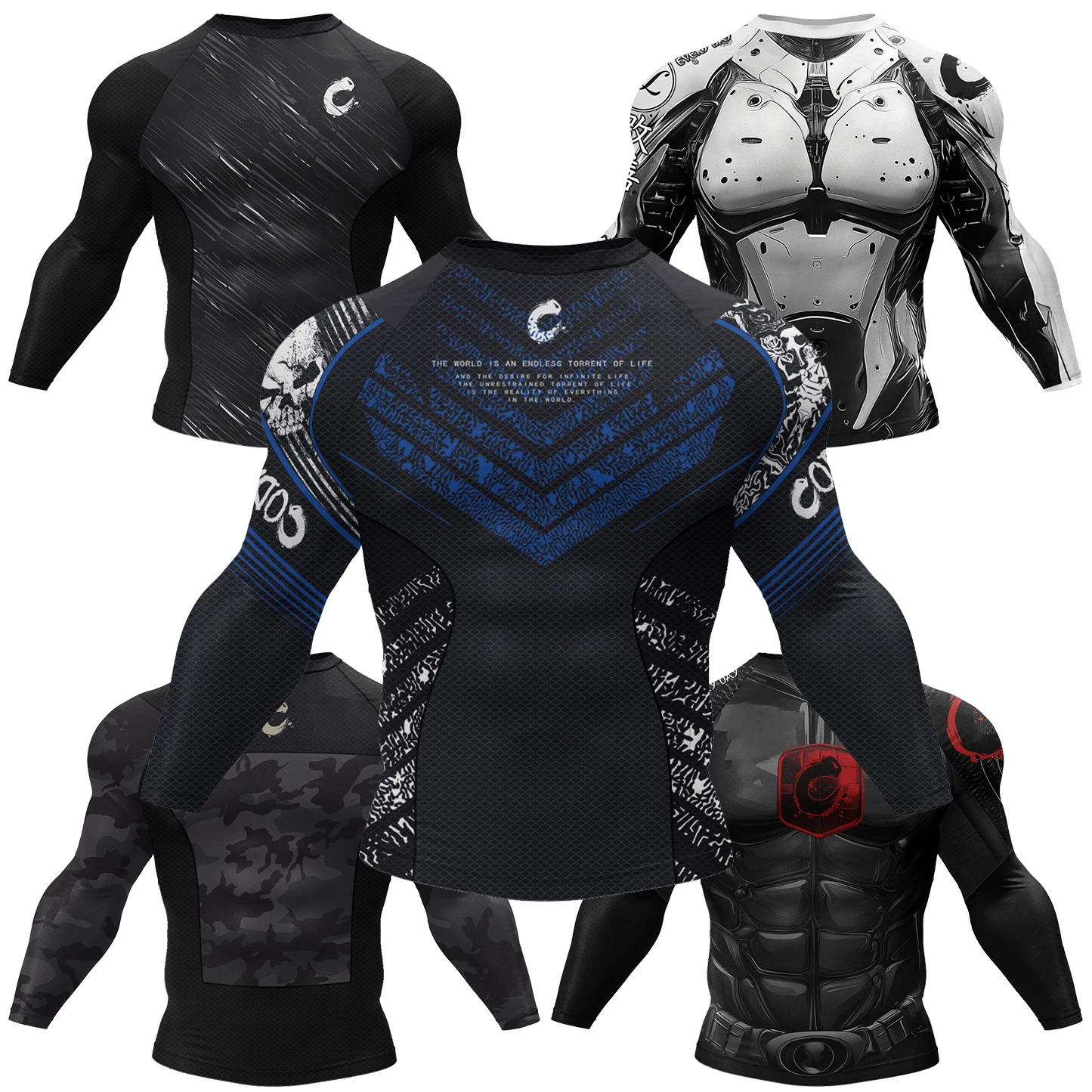 Rash Guard - Męska koszulka MMA Cody Lundin z