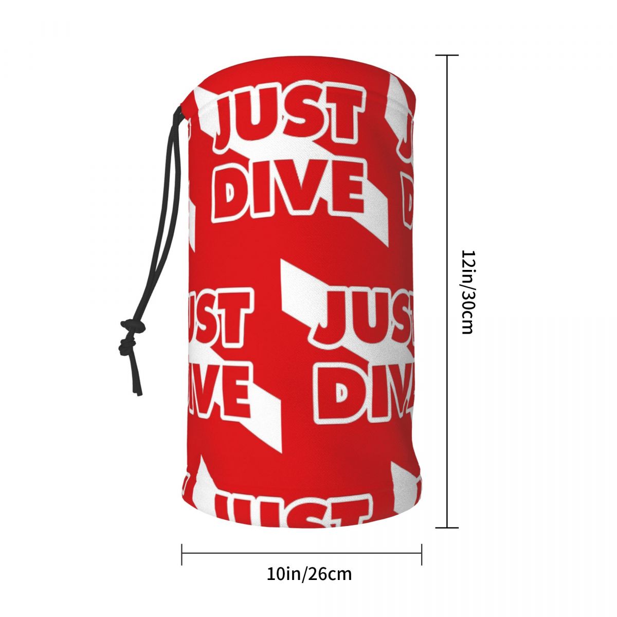 Just Dive, bandana z motywem f – Diving Mask recenzja i cena