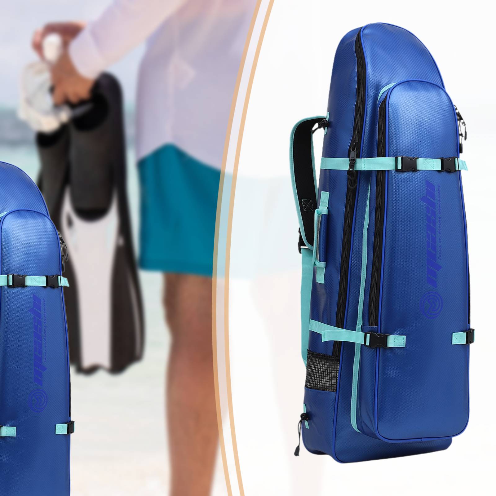 Torba na płetwy, przenośny ple – Snorkeling Gear recenzja i cena